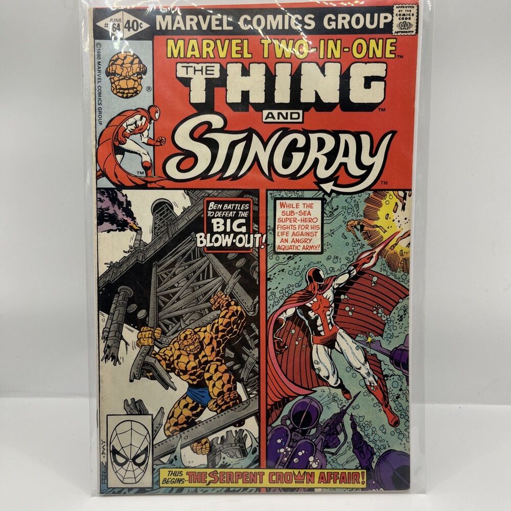 Marvel Two-In-One #64 Vol. 1 1980 Marvel Comics 1st App Mid Grade SD43-93
